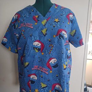 Medical scrub top